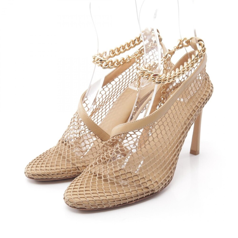 Bottega Veneta Chain Trim Mesh Pumps #373809B36B